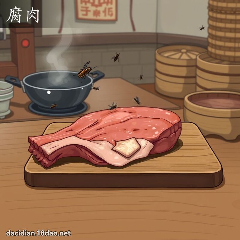 腐肉 - 國語大辭典配圖