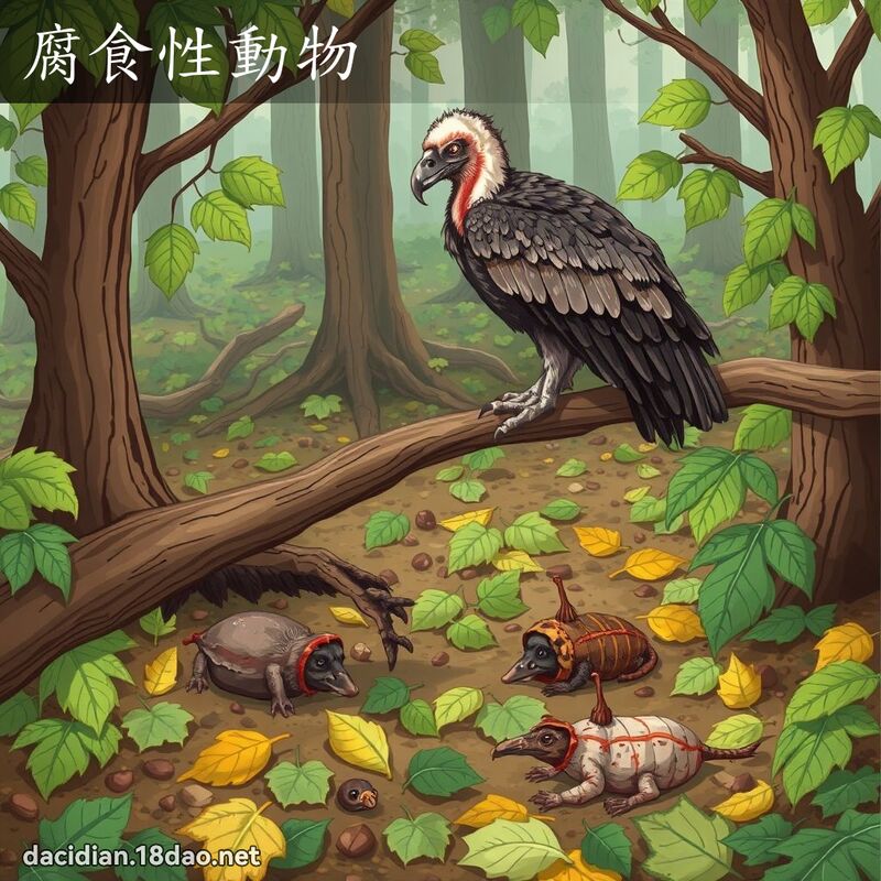 腐食性動物 - 國語大辭典配圖