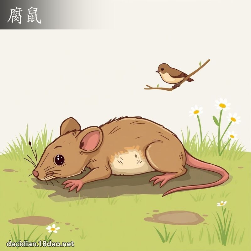 腐鼠 - 國語大辭典配圖