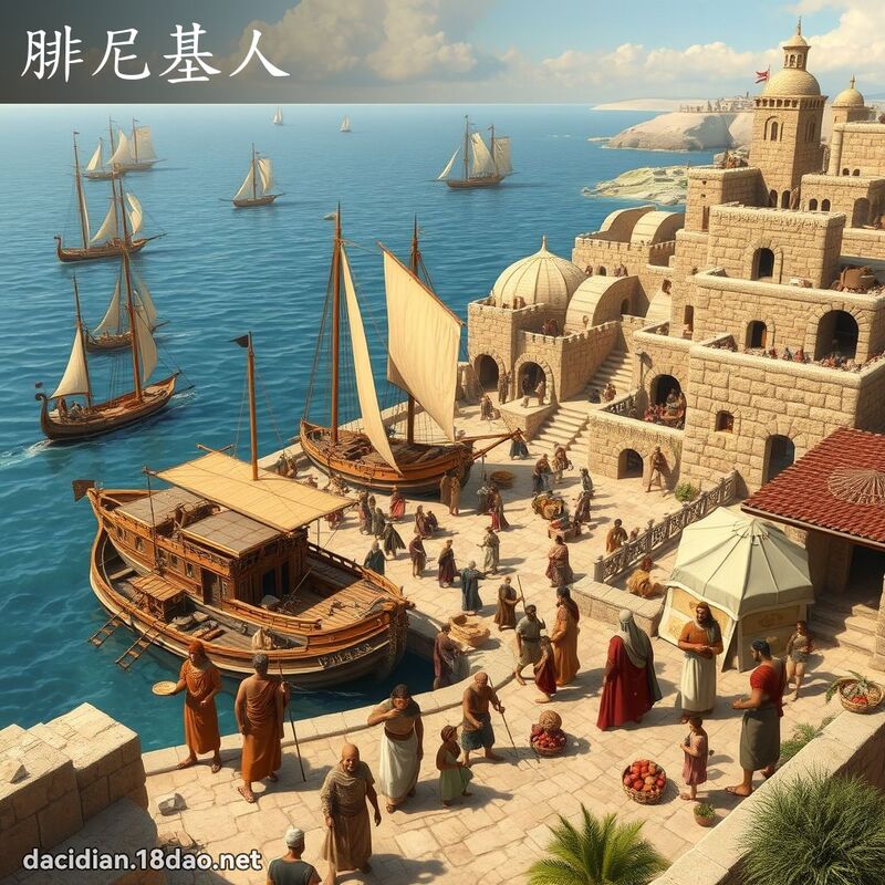 腓尼基人 - 国语大辞典配图