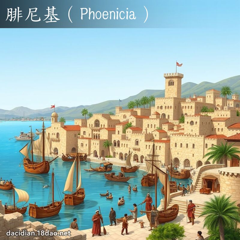 腓尼基（Phoenicia） - 國語大辭典配圖