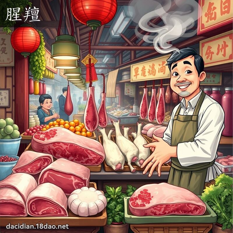 腥羶 - 國語大辭典配圖