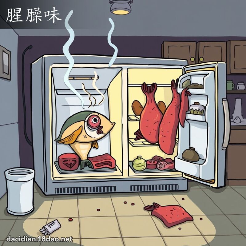 腥臊味 - 國語大辭典配圖