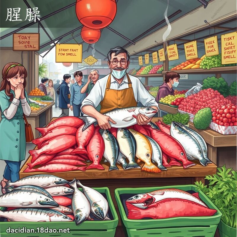 腥臊 - 國語大辭典配圖