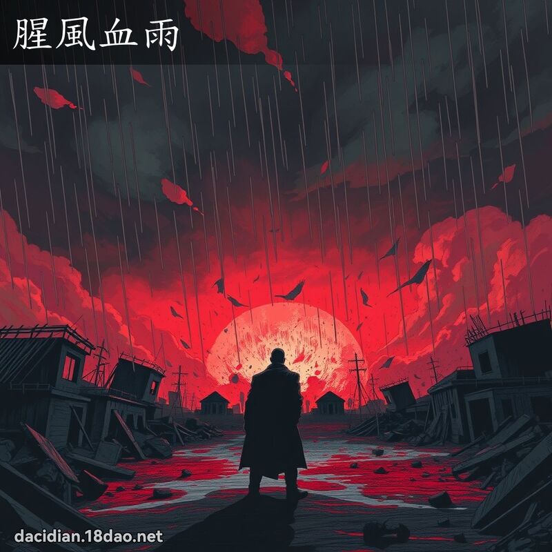 腥风血雨 - 国语大辞典配图
