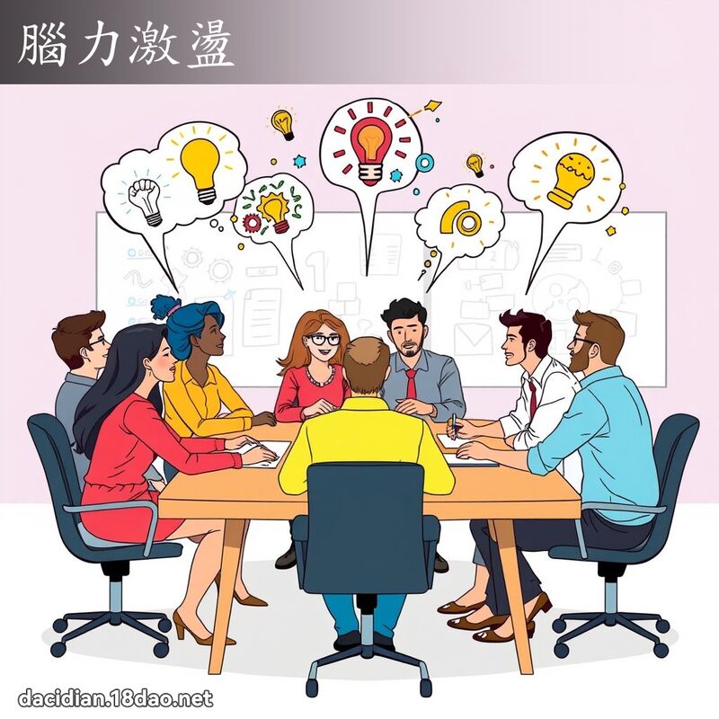 脑力激盪 - 国语大辞典配图