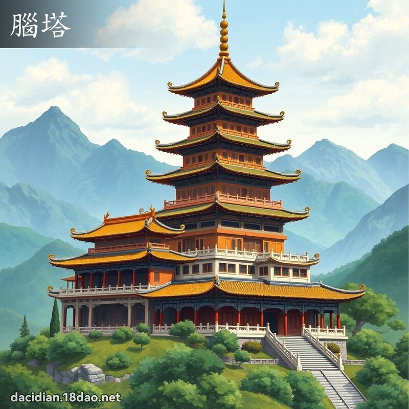 脑塔 - 国语大辞典配图