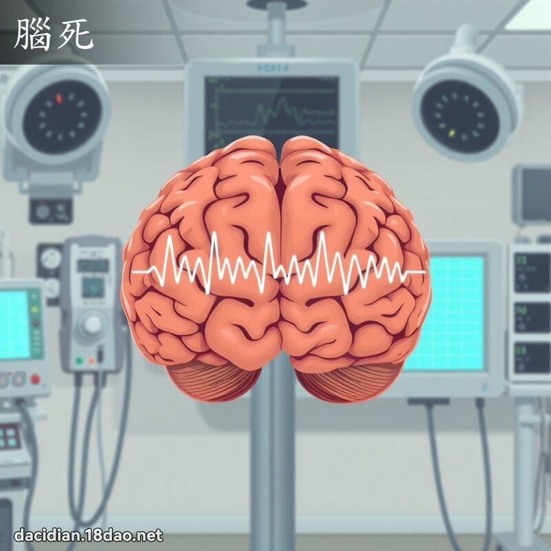 脑死 - 国语大辞典配图