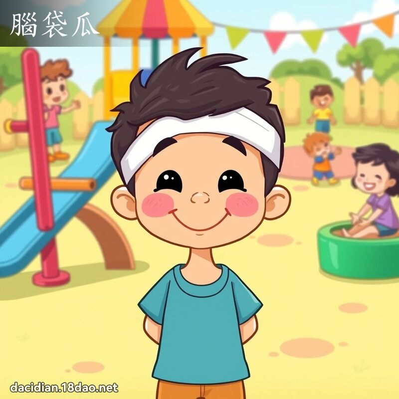 腦袋瓜 - 國語大辭典配圖