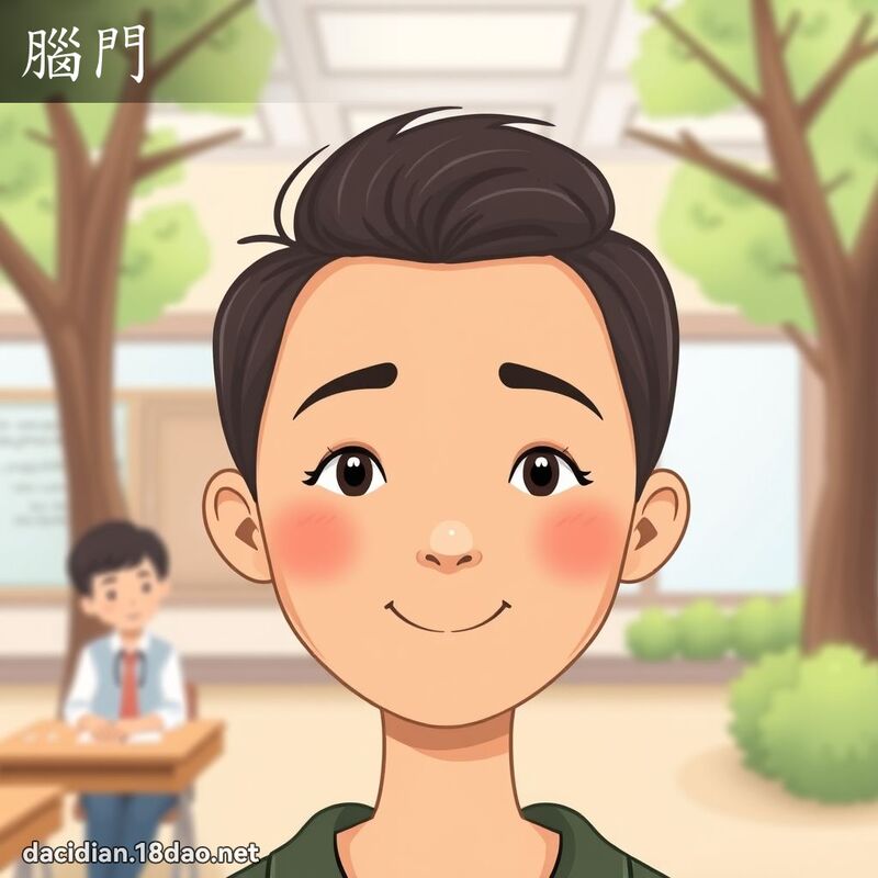 腦門 - 國語大辭典配圖