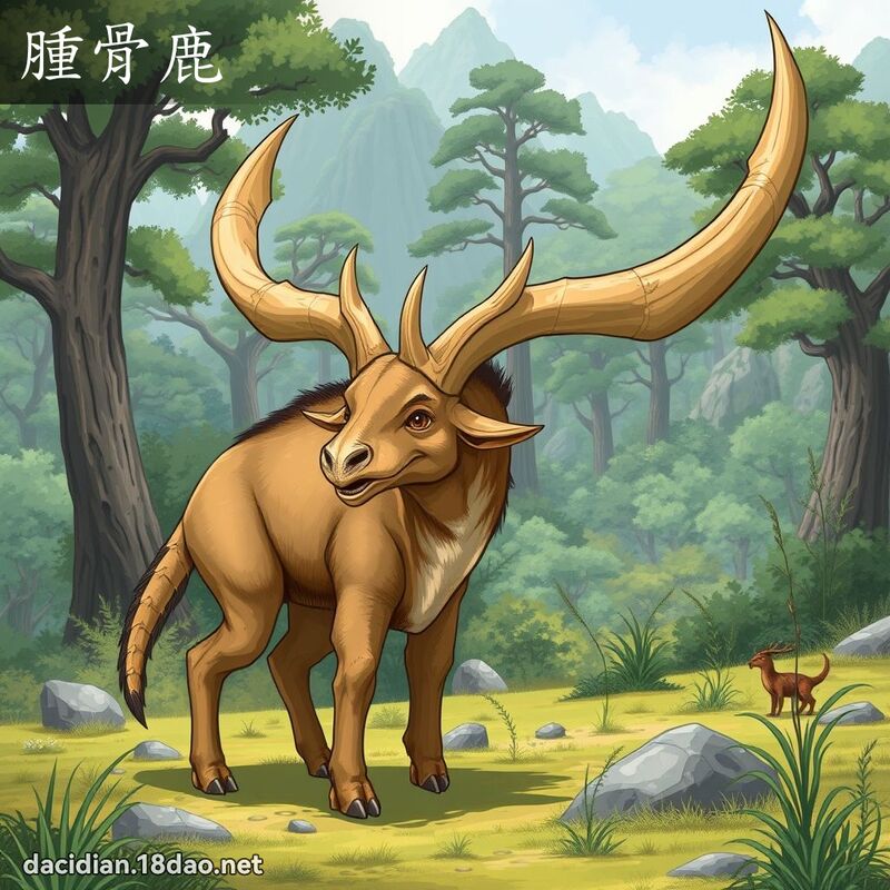 肿骨鹿 - 国语大辞典配图
