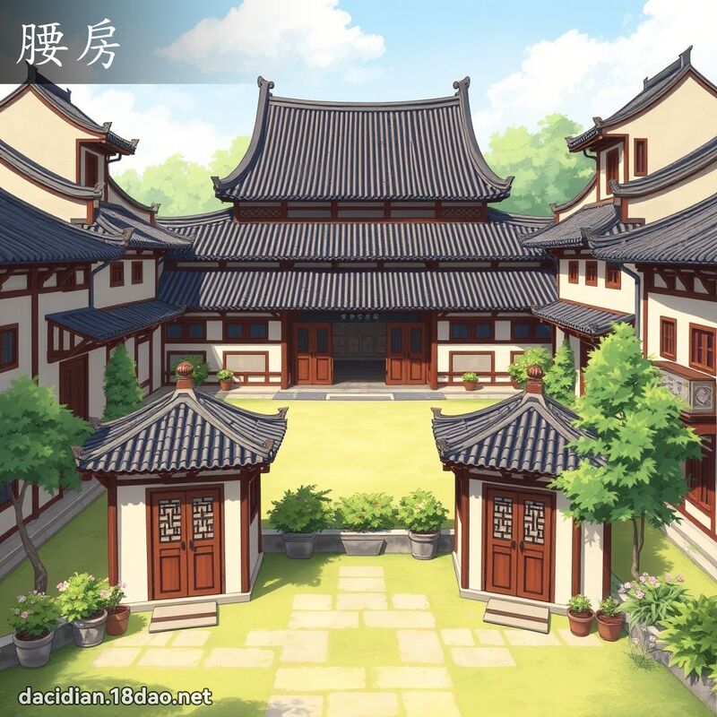 腰房 - 国语大辞典配图