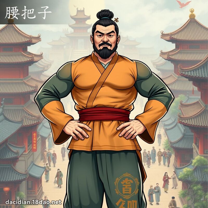 腰把子 - 國語大辭典配圖
