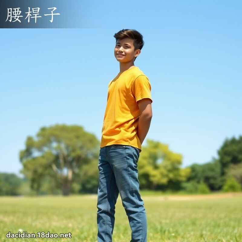 腰桿子 - 國語大辭典配圖