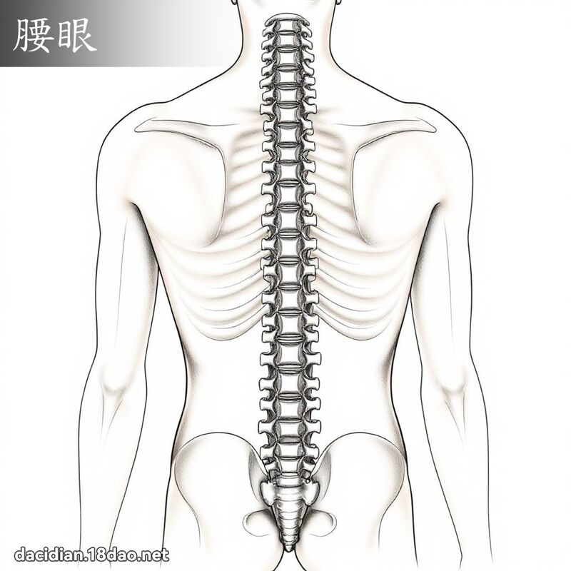 腰眼 - 國語大辭典配圖