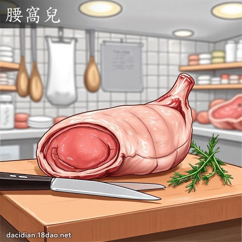 腰窩兒 - 國語大辭典配圖