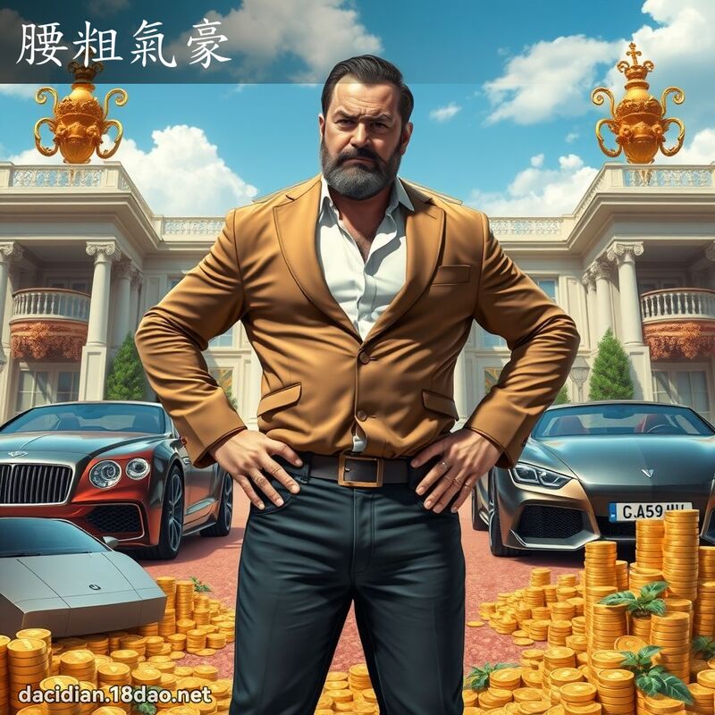 腰粗氣豪 - 國語大辭典配圖