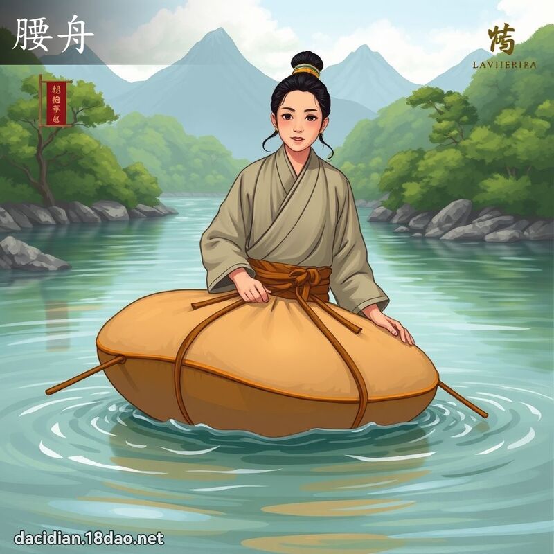 腰舟 - 國語大辭典配圖