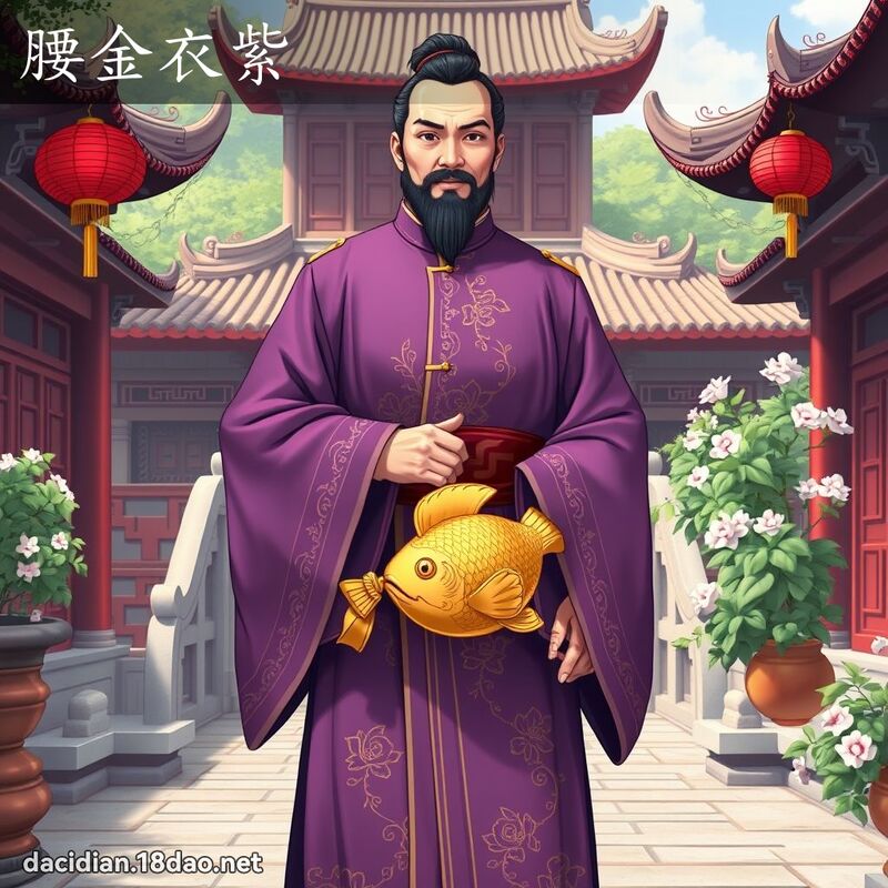 腰金衣紫 - 國語大辭典配圖