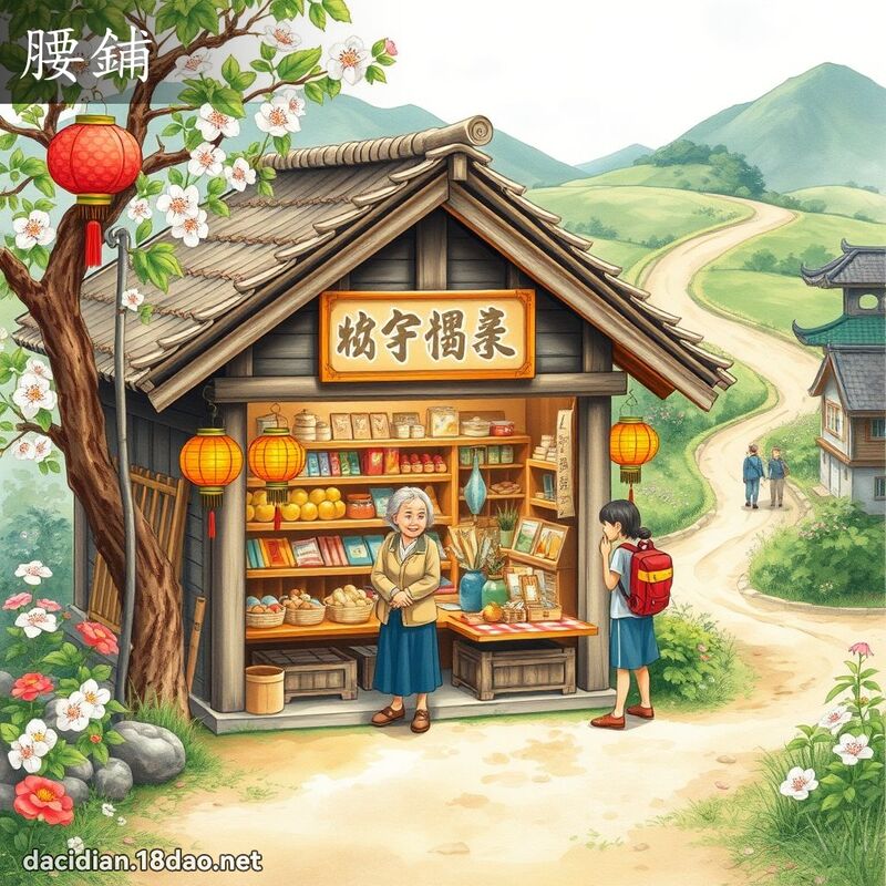 腰铺 - 国语大辞典配图