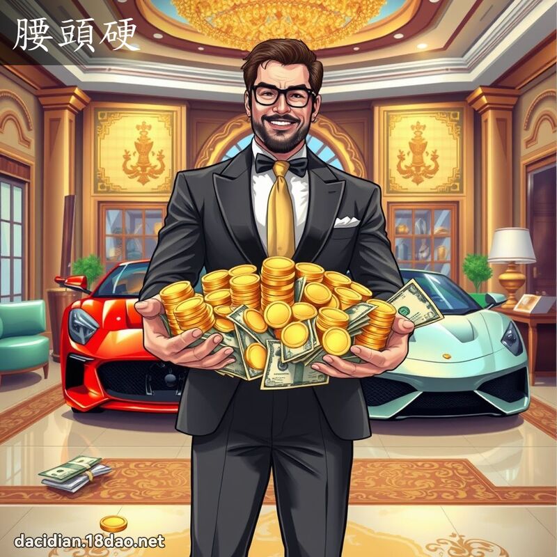 腰頭硬 - 國語大辭典配圖