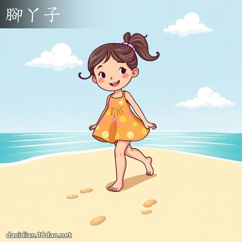 腳丫子 - 國語大辭典配圖
