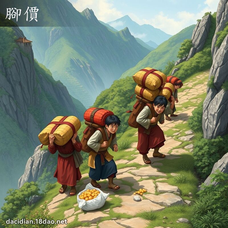 脚价 - 国语大辞典配图
