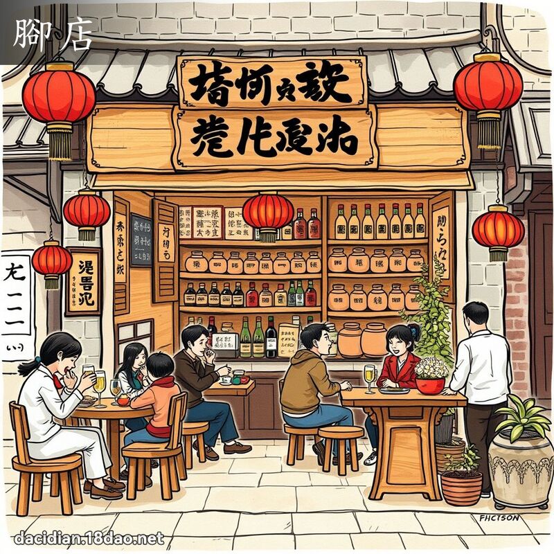 脚店 - 国语大辞典配图