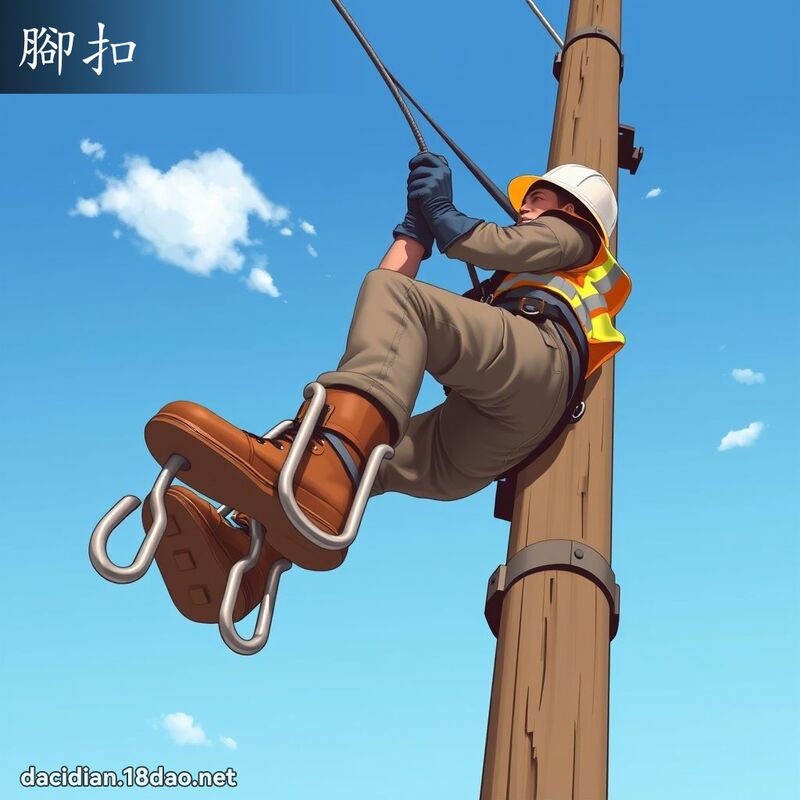 腳扣 - 國語大辭典配圖