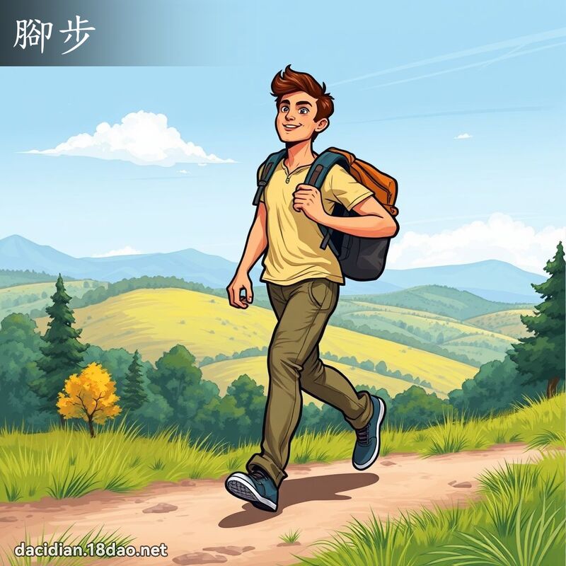 腳步 - 國語大辭典配圖