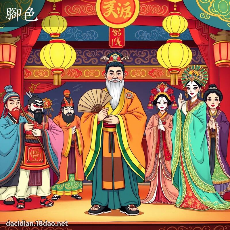 脚色 - 国语大辞典配图