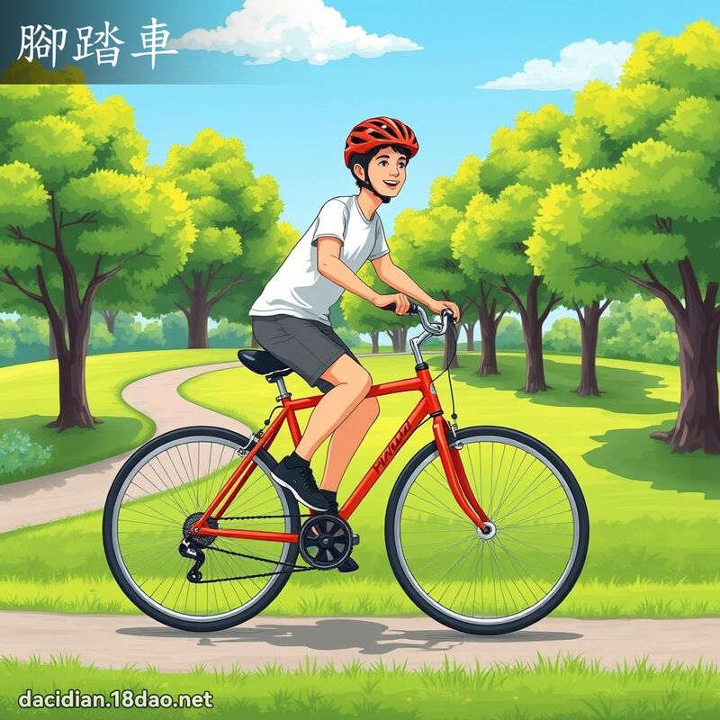 脚踏车 - 国语大辞典配图