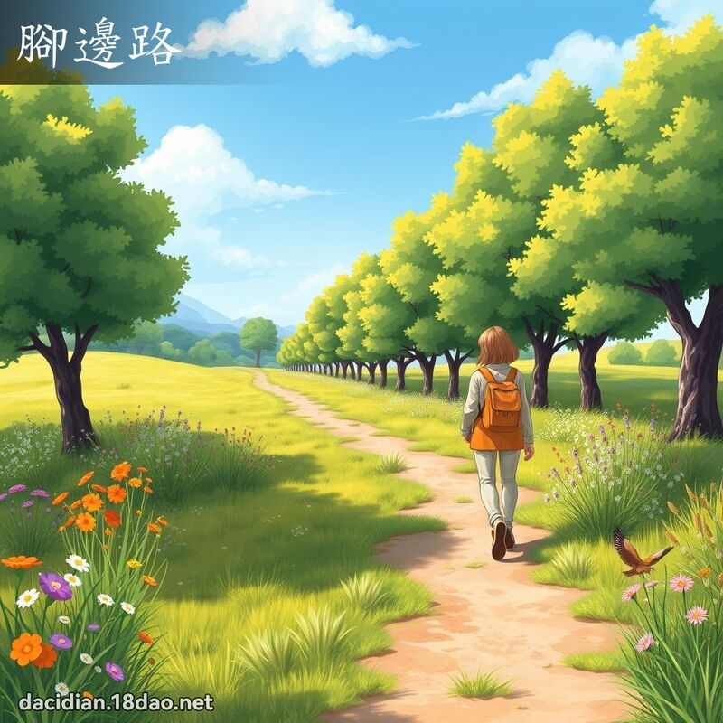 脚边路 - 国语大辞典配图