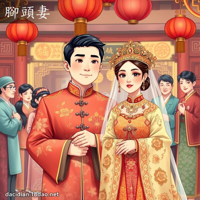 脚头妻 - 国语大辞典配图
