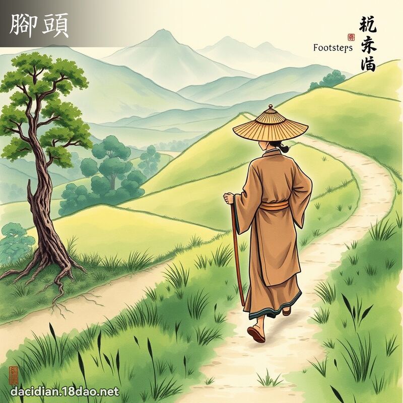 腳頭 - 國語大辭典配圖