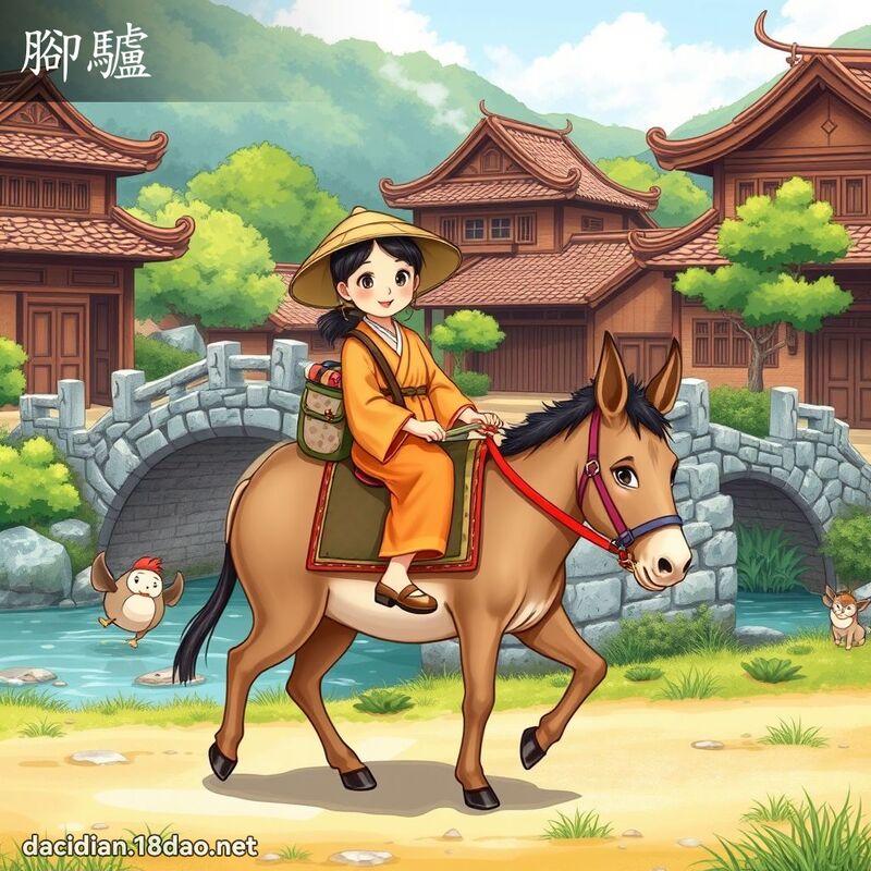 腳驢 - 國語大辭典配圖