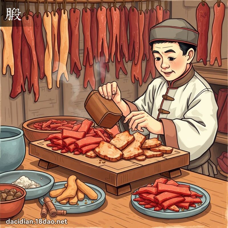 腶 - 國語大辭典配圖