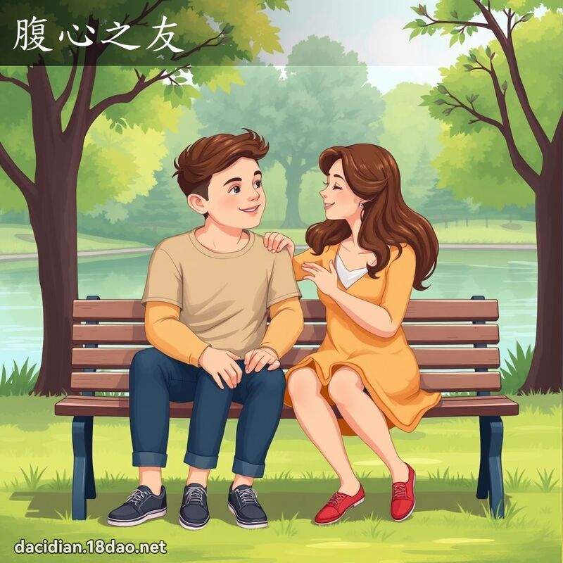 腹心之友 - 国语大辞典配图