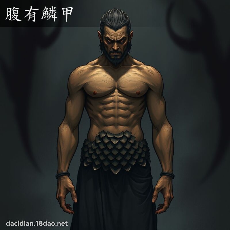 腹有鳞甲 - 国语大辞典配图