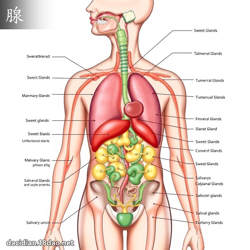腺 - 國語大辭典配圖