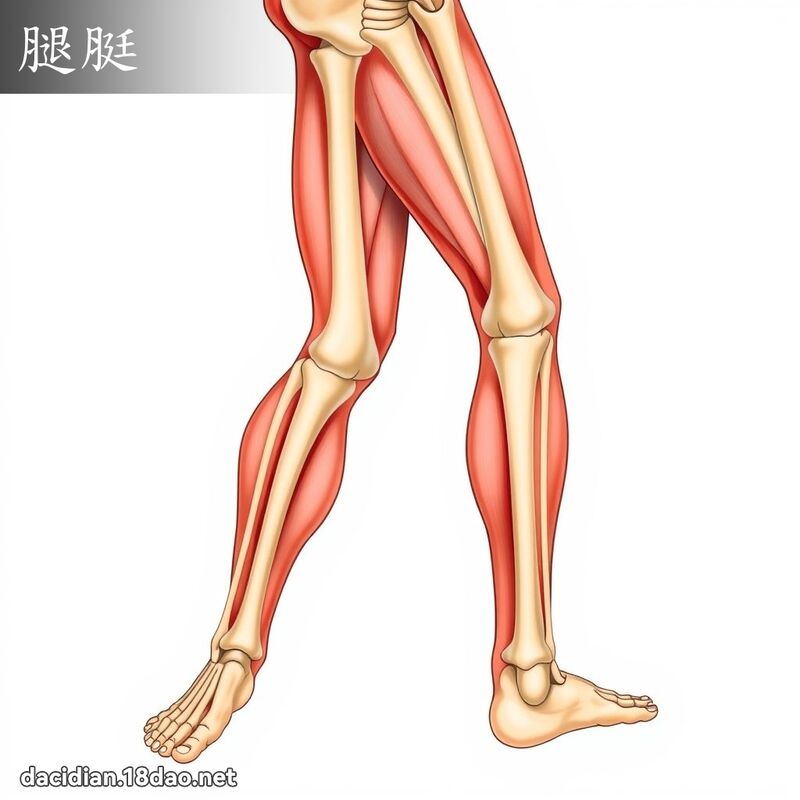 腿脡 - 国语大辞典配图