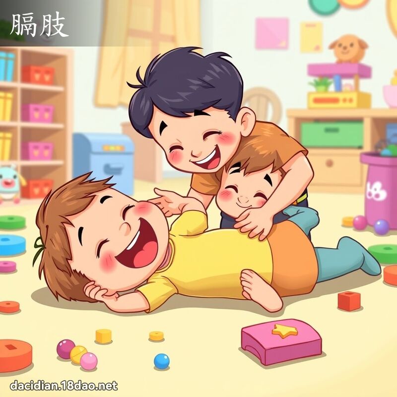 膈肢 - 国语大辞典配图