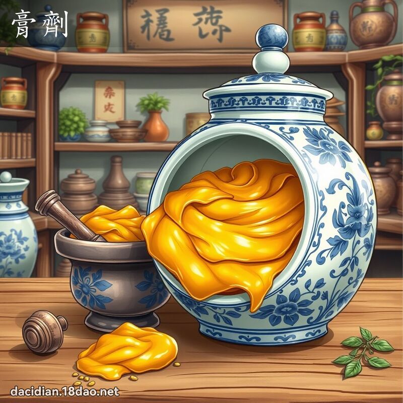 膏剂 - 国语大辞典配图