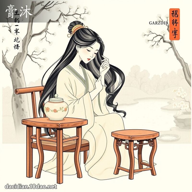 膏沐 - 国语大辞典配图