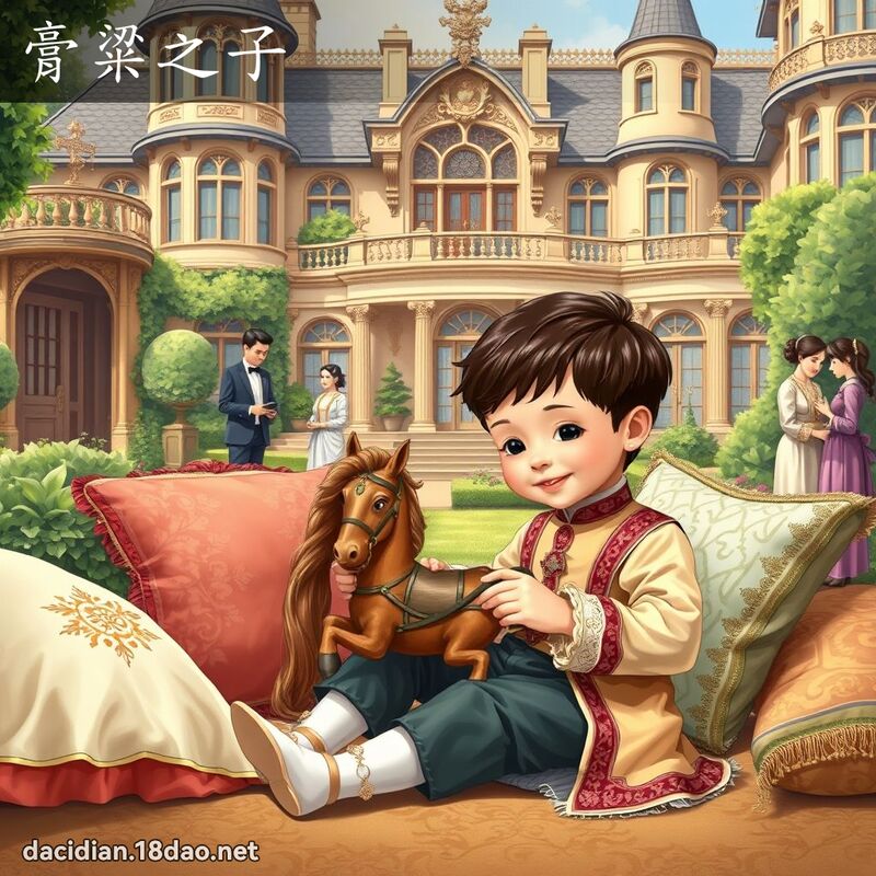 膏粱之子 - 國語大辭典配圖