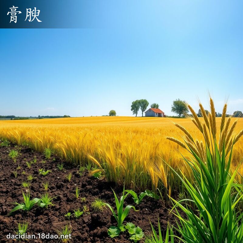 膏腴 - 国语大辞典配图