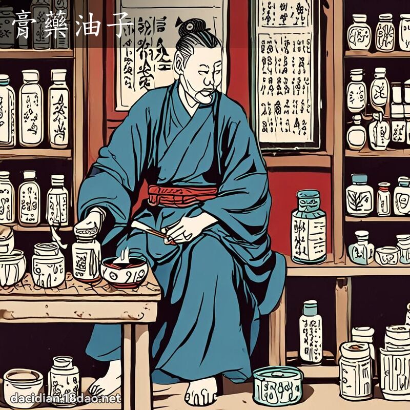 膏药油子 - 国语大辞典配图
