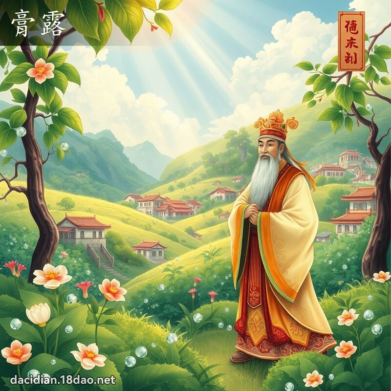 膏露 - 国语大辞典配图