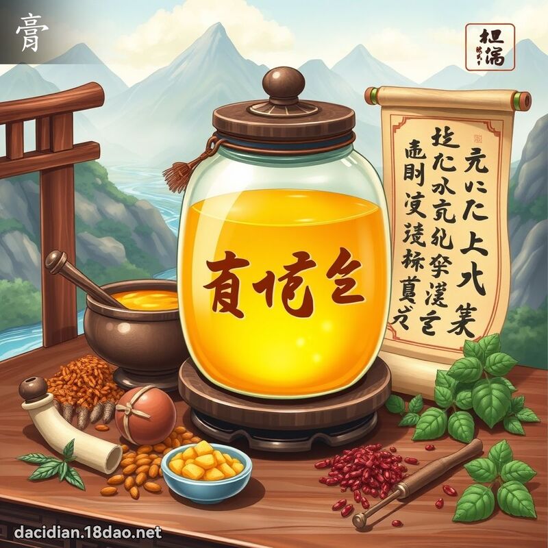 漢字: 膏 (多音字)