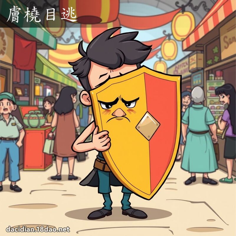 膚橈目逃 - 國語大辭典配圖